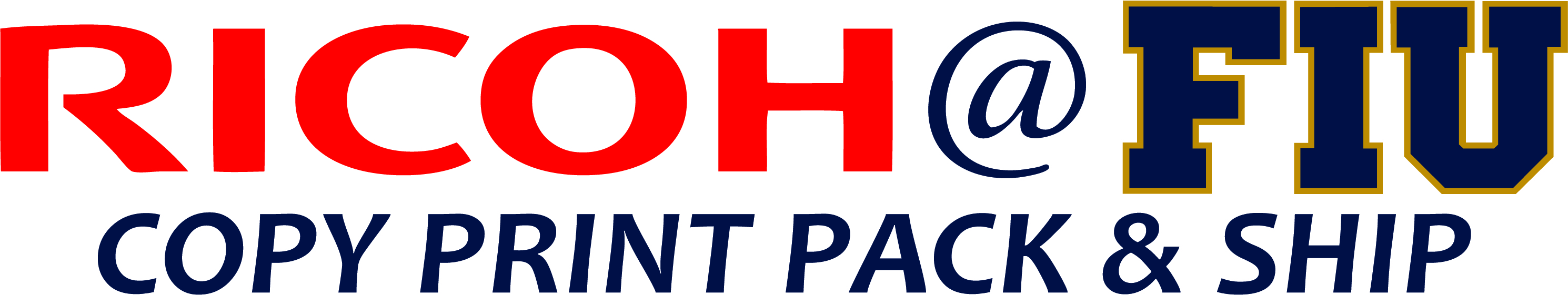 Ricoh Print, Pack and Ship Logo